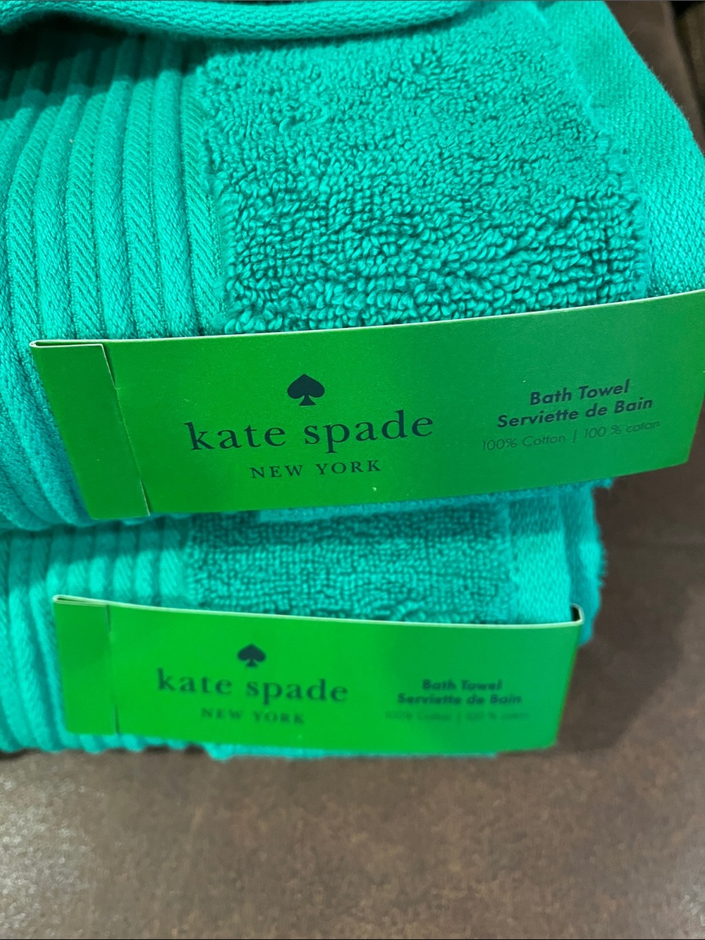 kate spade green towel set - Picture 4 of 4